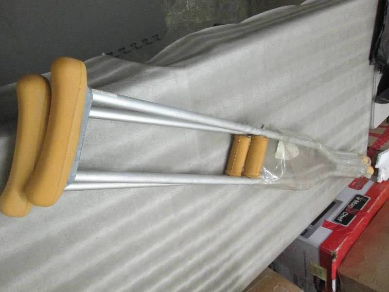 lot 140 image: 1 Pair of Crutches...