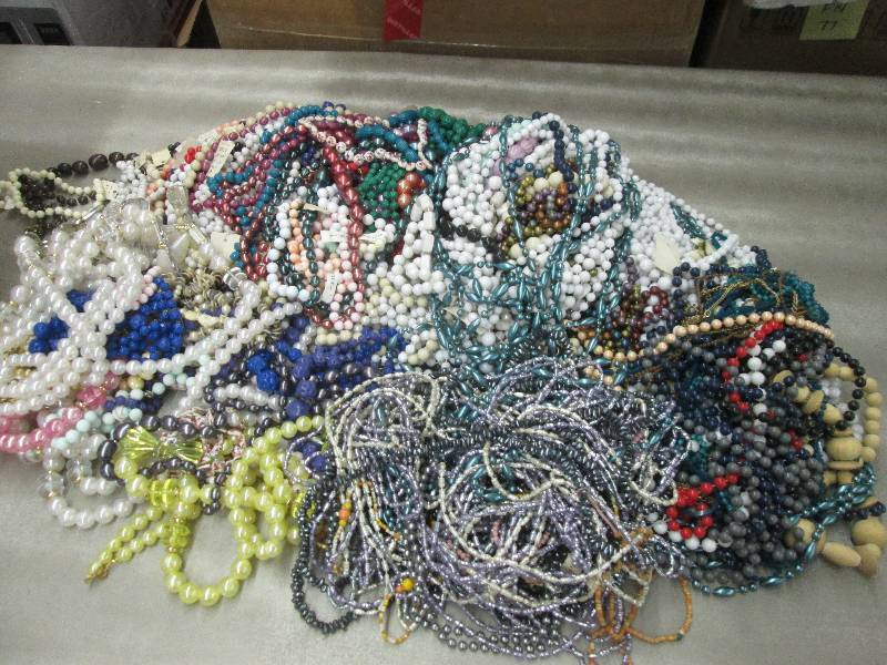 lot 145 image: Large Lot of Assorted Necklaces...
