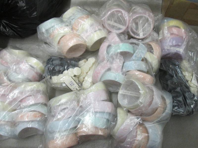 lot 148 image: 9 Plus Dozen Plastic Bracelets...