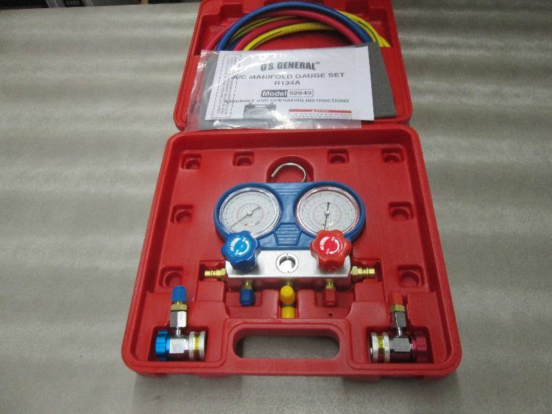 lot 169 image: AC  US General Manifold Gauge Set ...