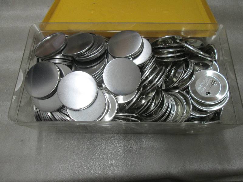 lot 171 image: Blank Metal Buttons...