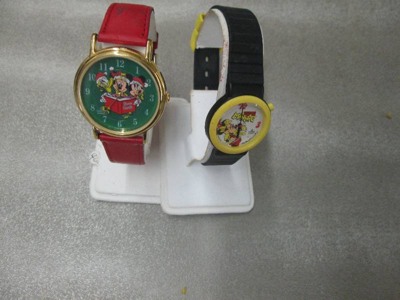 lot 191 image: Minnie & Mickey Watches...