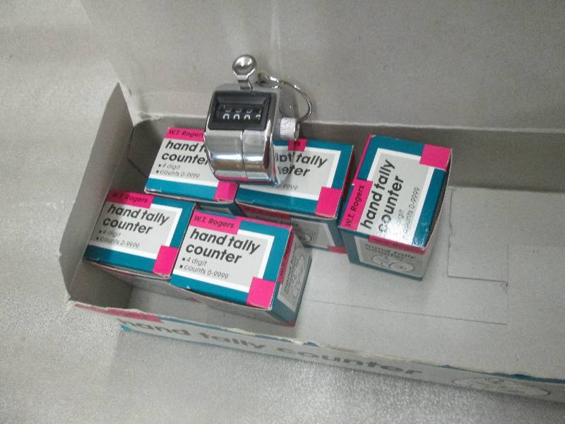 lot 211 image: Lot of 6 Hand Tally Counters...