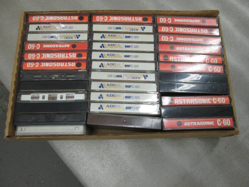 lot 218 image: Box of Audio Cassette Tapes...