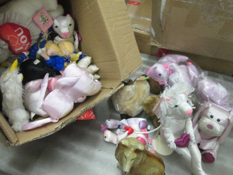 lot 239 image: Assortment of Stuffed Toys...