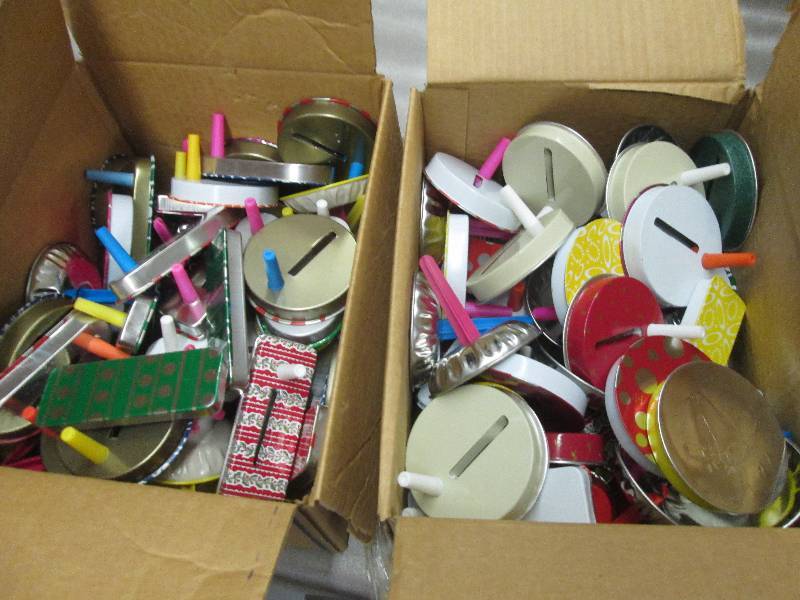 lot 243 image: 2 Boxes Noisemakers...