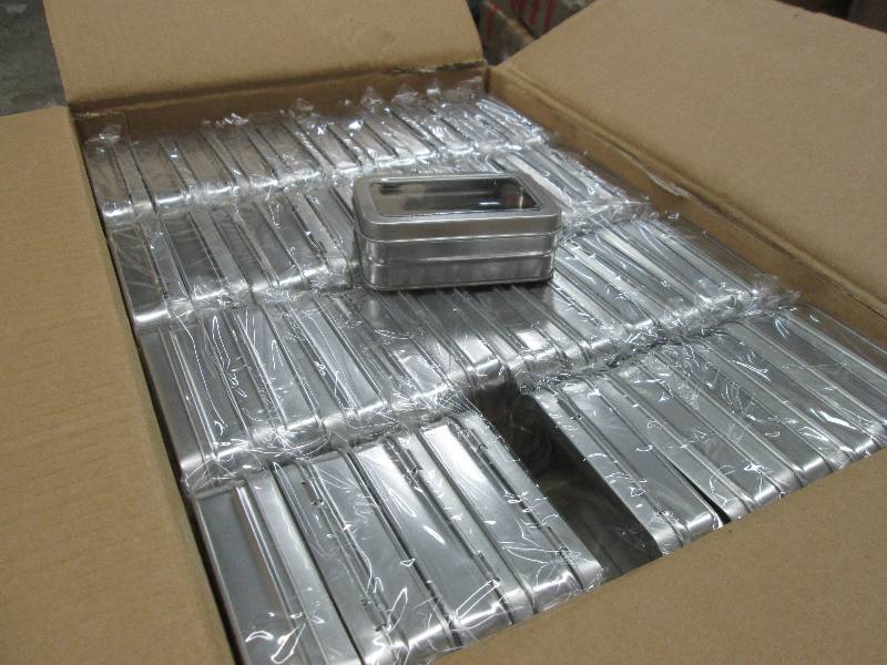 lot 280 image: Large Case of Small Hinged Tin Case...