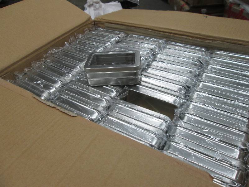 lot 319 image: Large Case of Small Hinged Tin Case...