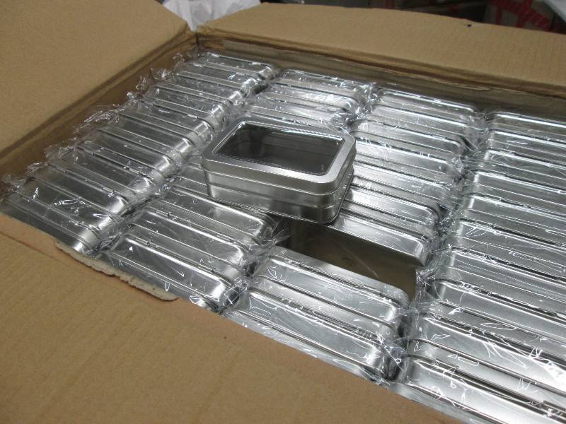 lot 322 image: Large Case of Small Hinged Tin Case...