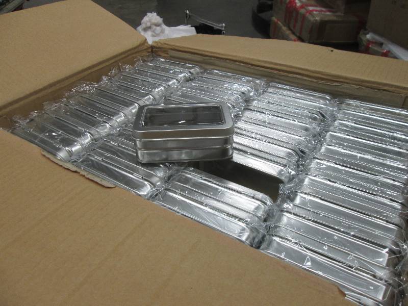lot 323 image: Large Case of Small Hinged Tin Case...