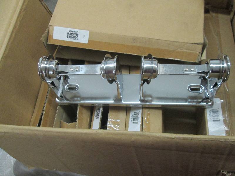 lot 1 image: Lot of 6 Metal Double Toilet Paper ...