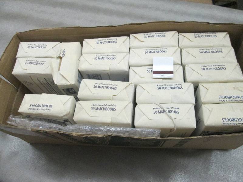 lot 33 image: 17 plus Pkgs of 50 Book Matches...