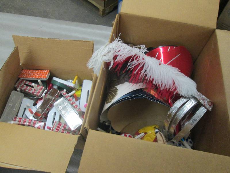 lot 264 image: 2 Boxes of New Years Supplies...