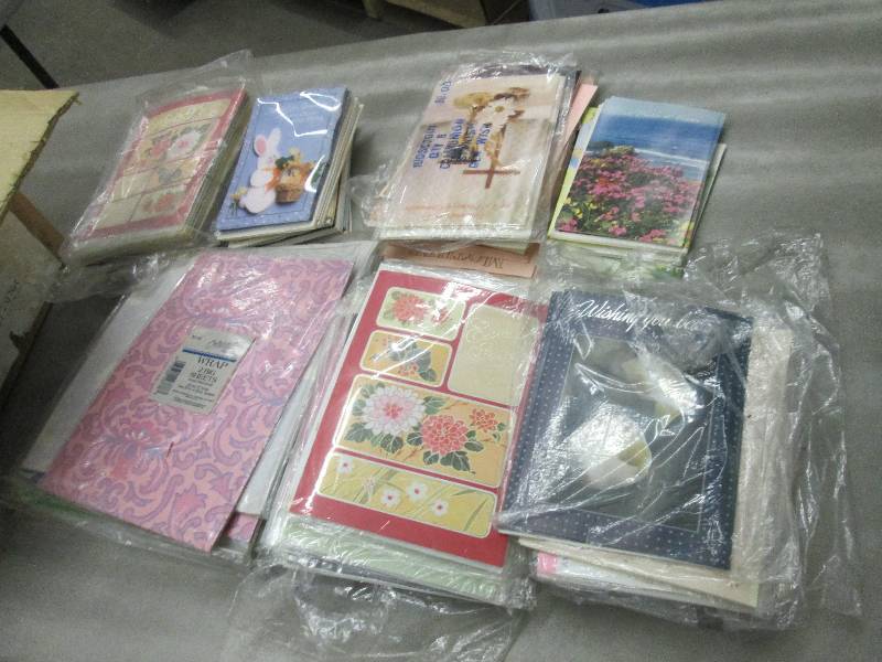 lot 266 image: Gift Wrap & Assorted Greeting Cards...