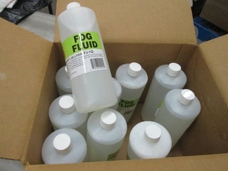 lot 268 image: Case of 11 Fog Fluid 1 Quart Size...