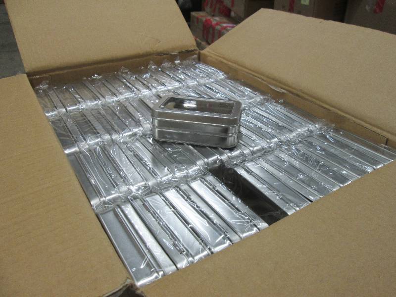 lot 275 image: Large Case of Small Hinged Tin Case...