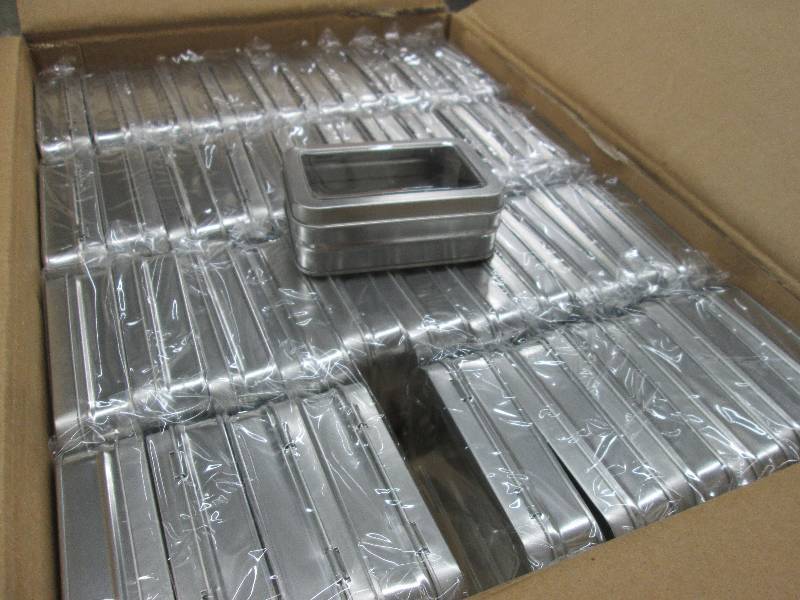 lot 276 image: Large Case of Small Hinged Tin Case...
