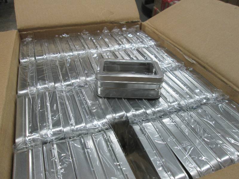 lot 277 image: Large Case of Small Hinged Tin Case...