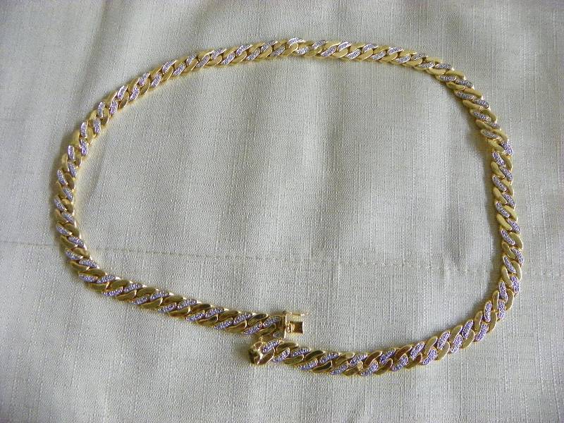 18K Plated Bronze Curb NECKLACECHAIN 22, MSRP $349.99