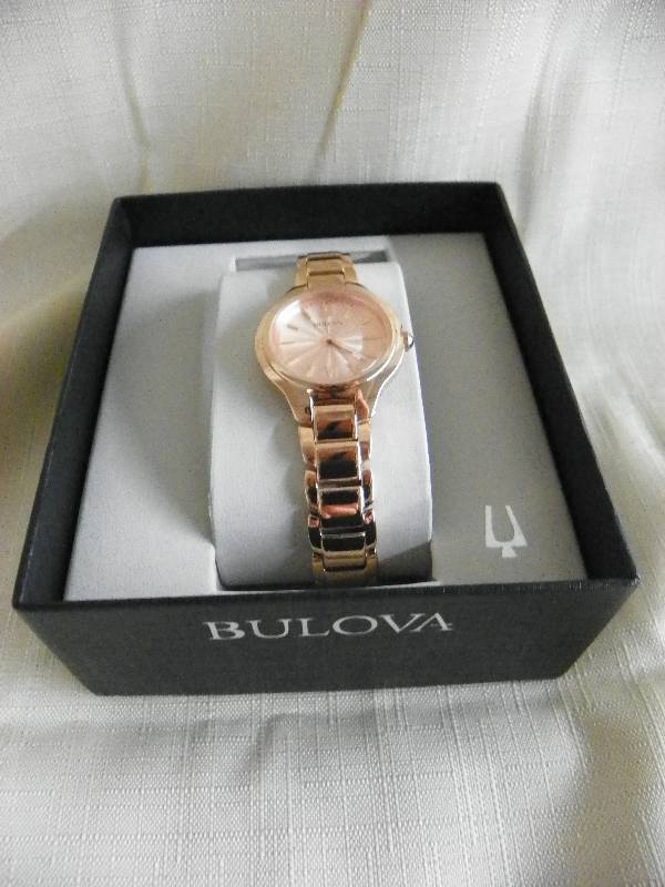 Bulova Womens Rose-Gold Class WATCH, MSRP $199.99