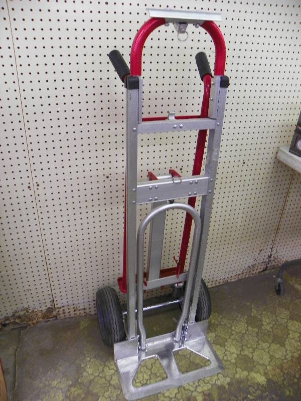 lot 187 image: MULTI POSITIONAL, ADJUSTABLE HAND CART, MSRP $126.23
