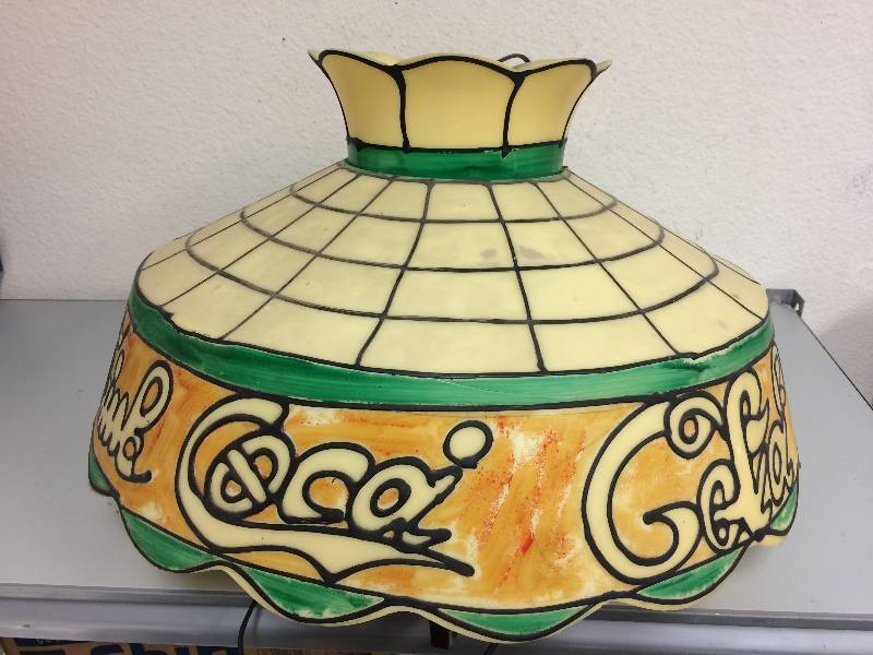 lot 2 image: Coca-Cola Hanging Light