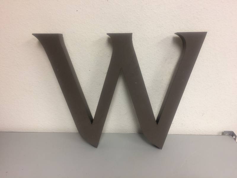 lot 13 image: Lighted Graphite Letter WM