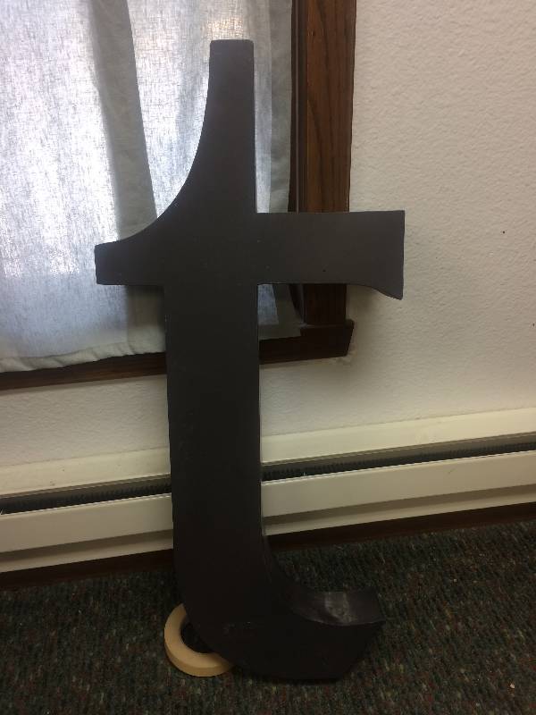 lot 34 image: Graphite Letter T