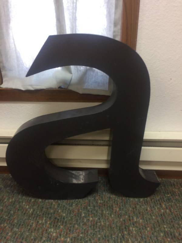 lot 36 image: Graphite Letter A