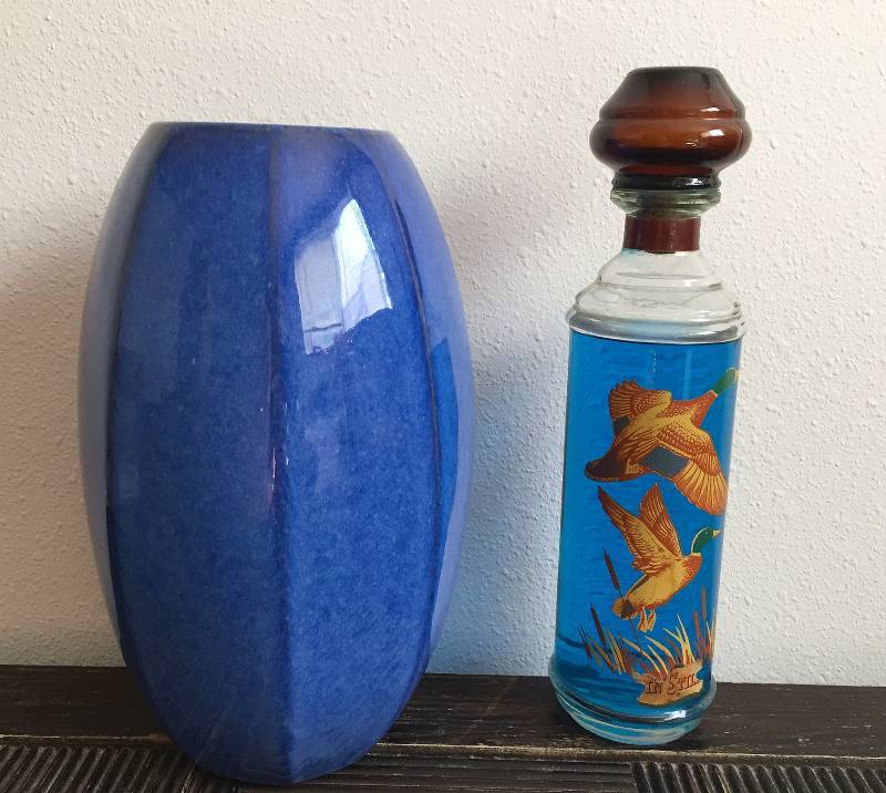 lot 99 image: Vase and Decanter