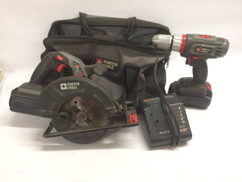 lot 28 image: Porter Cable Power Tool Kit