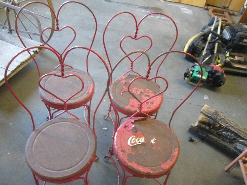lot 13 image: Lot of 4 CocaCola Ice Cream Parlor ...