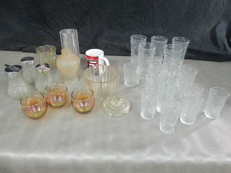 lot 66 image: Merano Glass Set, Amber Glasses, Se...
