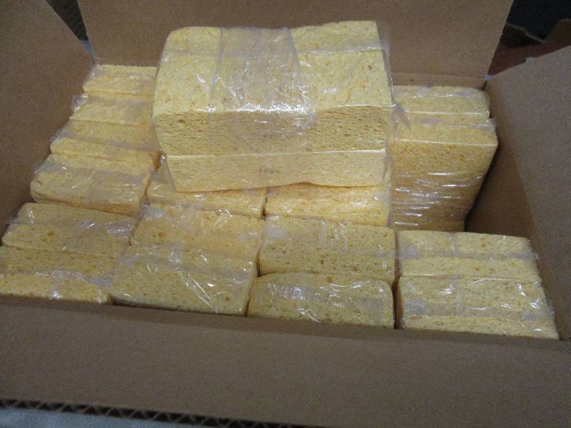 lot 155 image: Case of 24 Cellulose Medium Sponges...