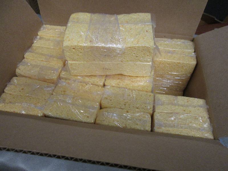 lot 156 image: Case of 24 Cellulose Medium Sponges...