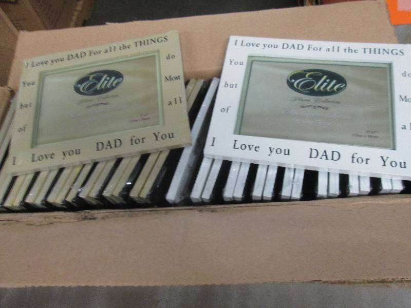 lot 160 image: Case of 36 5x7 Father Themed Photo...
