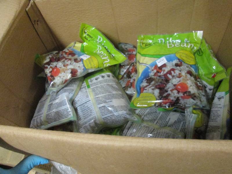 lot 170 image: Box of Rice & Beans Protein Meals B...
