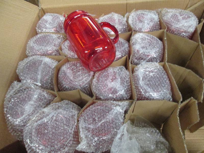 lot 175 image: Lot of 17 Red Insulated Mug with St...