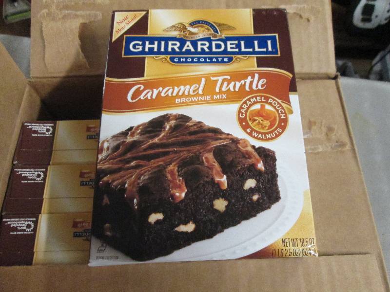 lot 215 image: 1 Case of 12 Ghirardelli Turtle Bro...