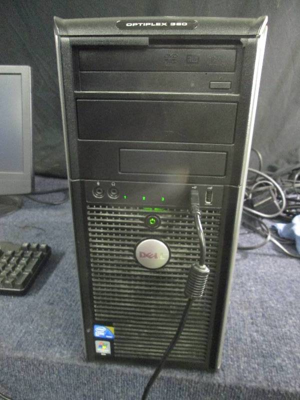 lot 228 image: Dell Optiplex 360 tower only, no ha...