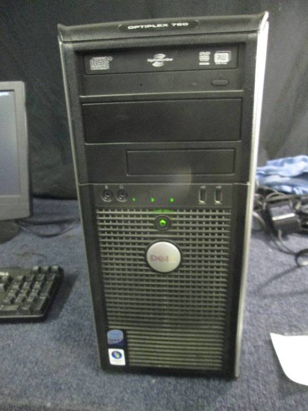 lot 233 image: Dell Optiplex 760 tower only, no ha...