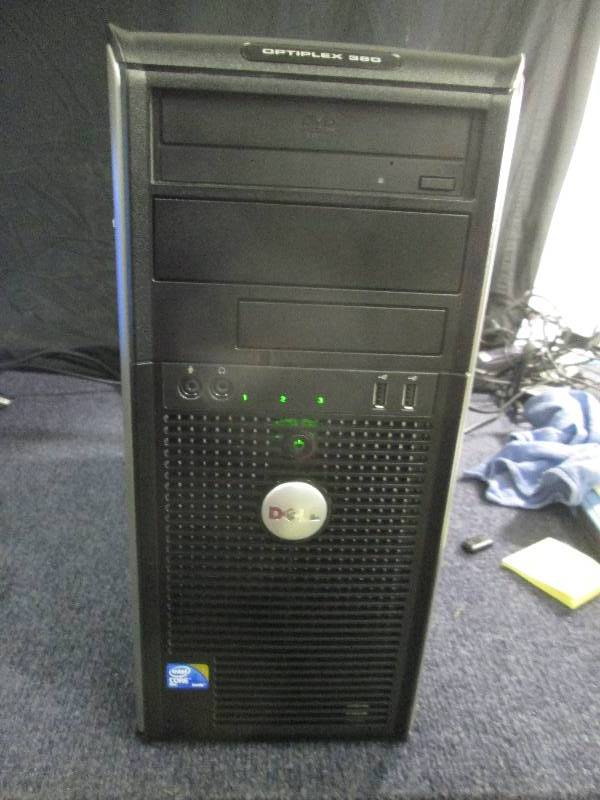 lot 240 image: Dell Optiplex 380 tower only, no ha...