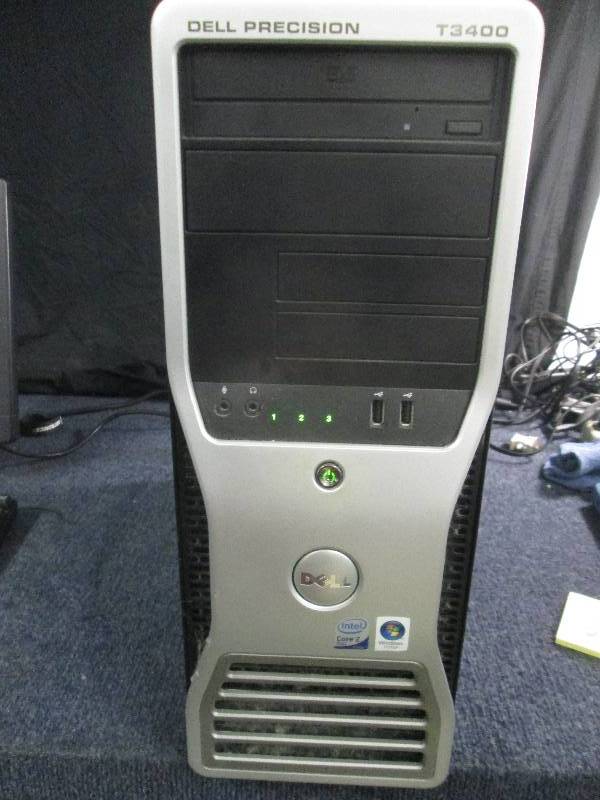 lot 245 image: Dell Precision T3400 tower only, po...