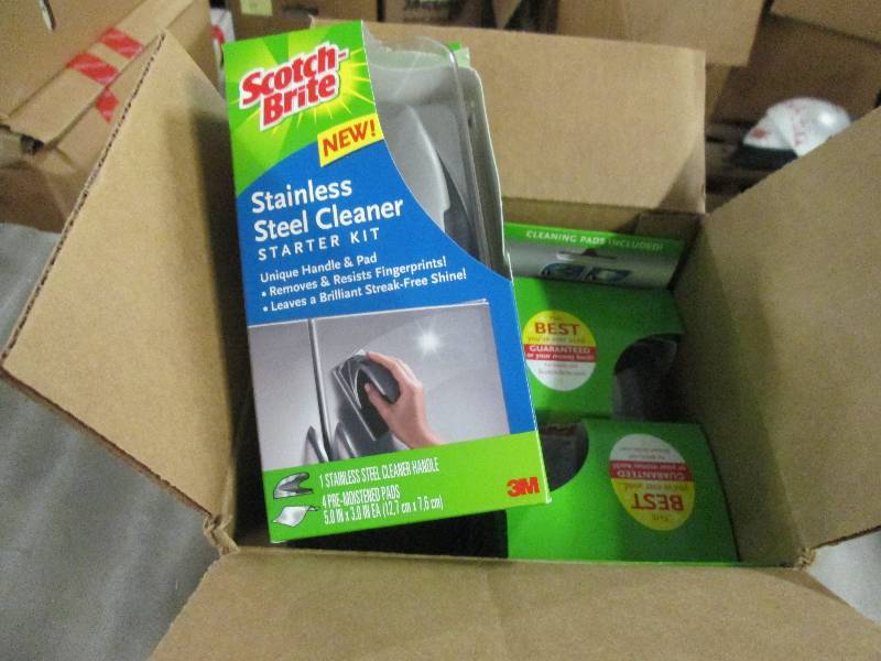 lot 261 image: 2 Cases 3M Stainless Steel Cleaner ...
