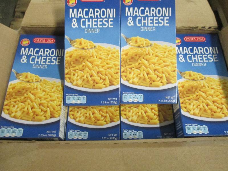 lot 271 image: Case of 24  7.25 oz Pasta USA Maca...
