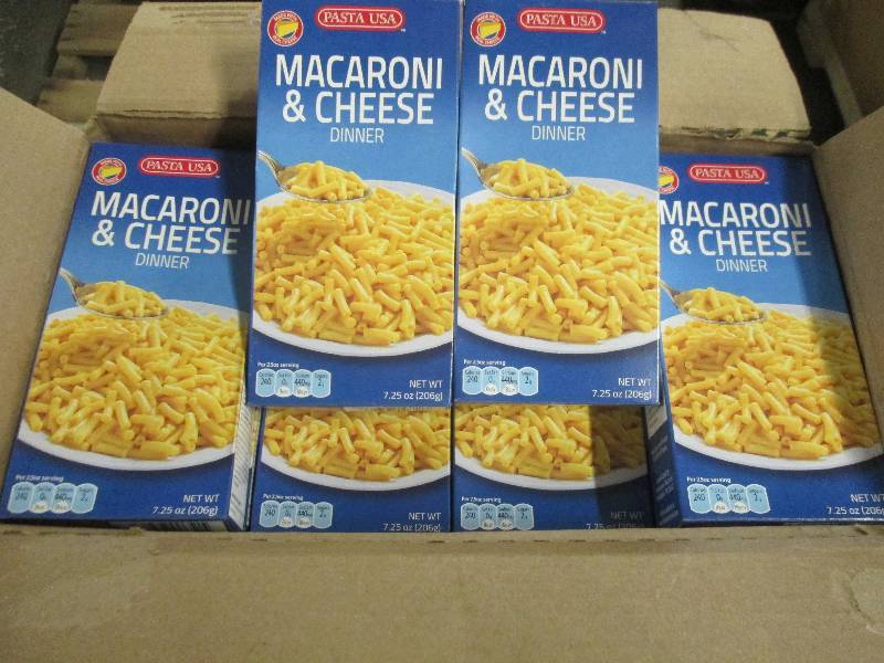 lot 272 image: Case of 24  7.25 oz Pasta USA Maca...