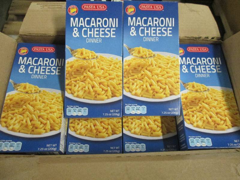 lot 273 image: Case of 24  7.25 oz Pasta USA Maca...