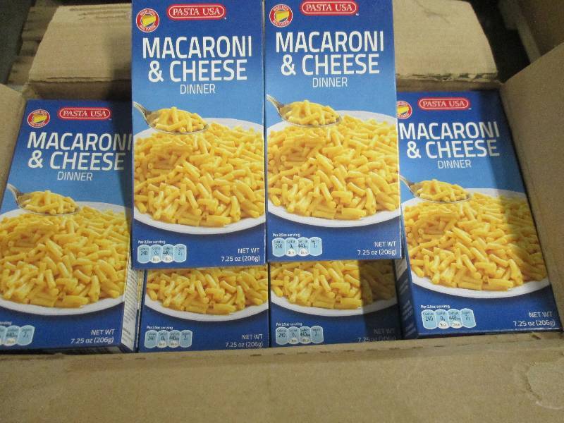 lot 275 image: Case of 24  7.25 oz Pasta USA Maca...