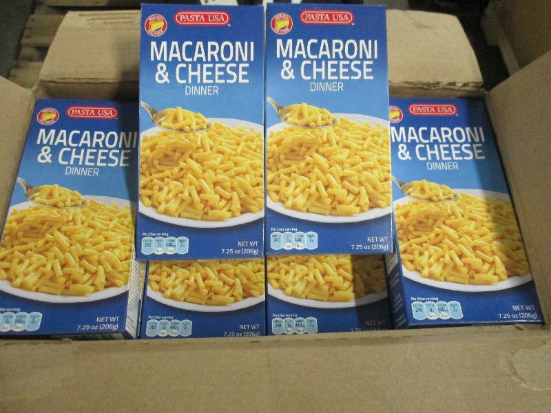 lot 276 image: Case of 24  7.25 oz Pasta USA Maca...