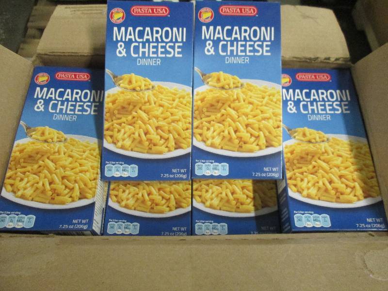 lot 277 image: Case of 24  7.25 oz Pasta USA Maca...